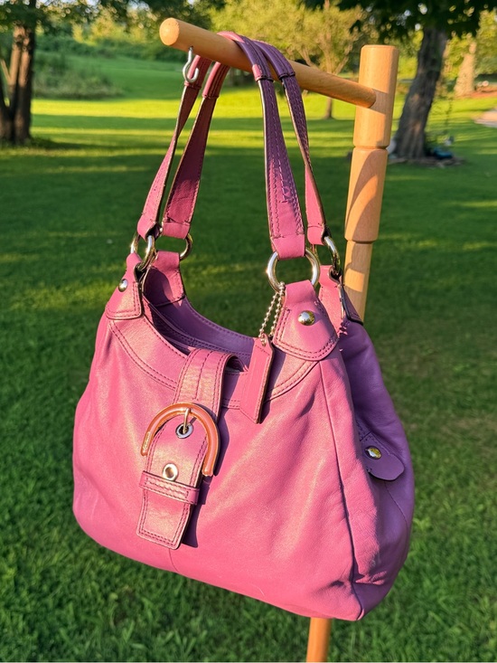 Coach Handbags - Coach Lavender Leather Soho F17129 Vintage